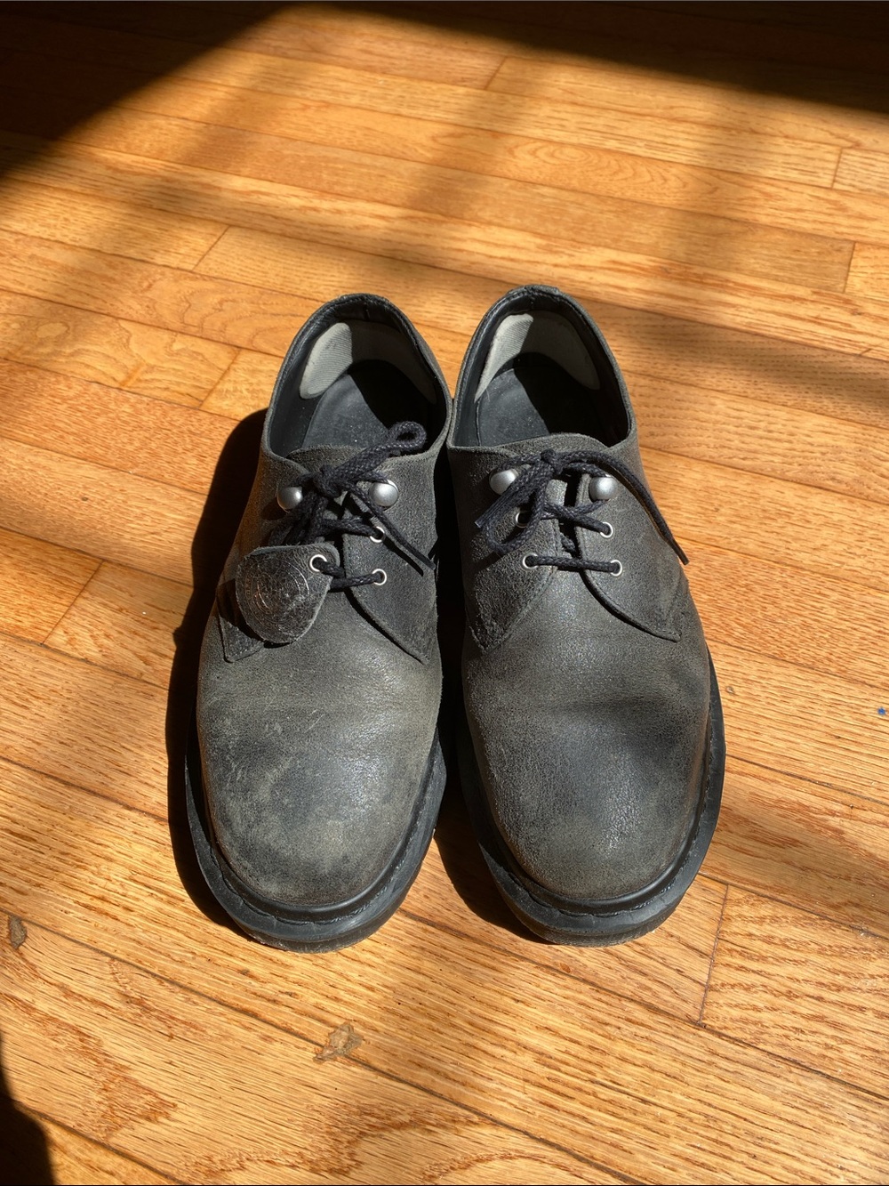 Dr. Martens Men's Black Lace-Up Oxfords